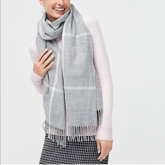 J.Crew Plaid Scarf - Picture 2 of 2